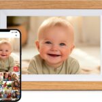 CONTINU.US 10.1 WiFi Digital Picture Frame | LCD Touch Screen, 32GB Storage, Smart Digital Photo Frame Display - Auto-Rotate Portrait and Landscape Frameo Electronic Frame - Instantly Share Memories