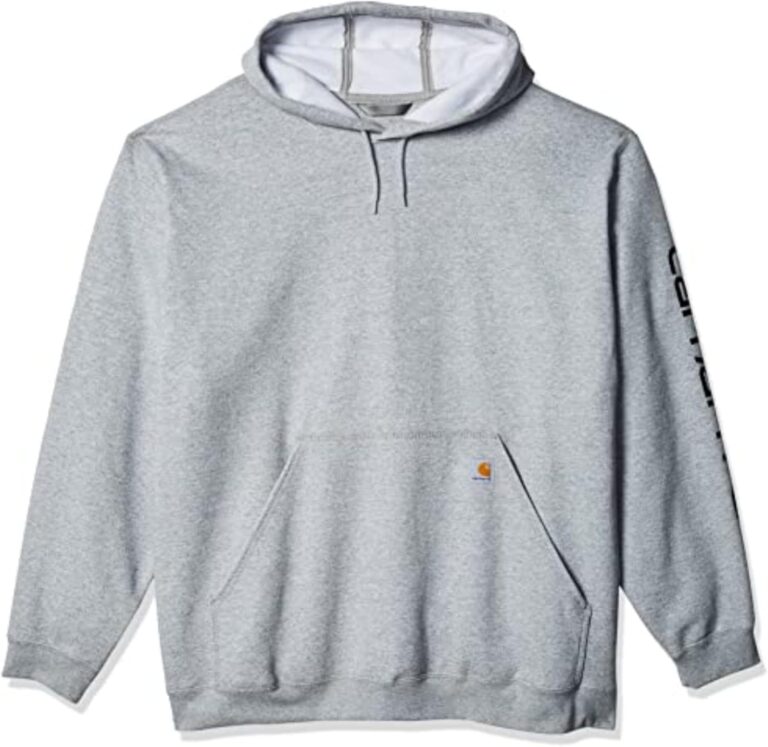 Carhartt Men's Loose Fit Midweight Logo Sleeve Graphic Sweatshirt