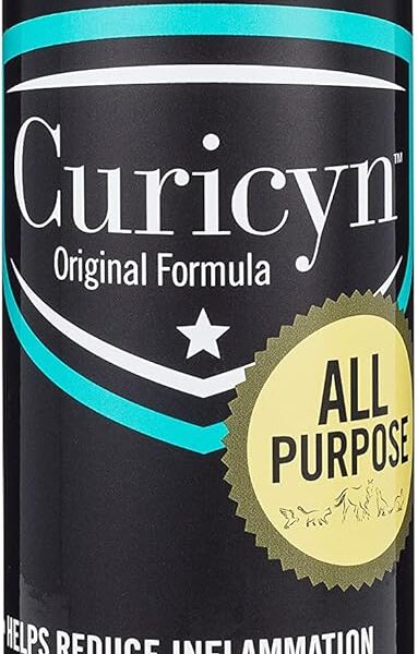 Curicyn Wound Care for Dogs, Cats & Livestock 8oz - All Natural, Fast Acting Wound Care for Pets, Safe Wound Care for Cats - Works on Varied Ailments, Easy Application Spray Bottle