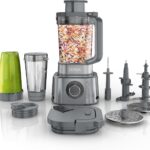 Ninja Blender & Food Processor Combo, Foodi Power Blender System for Smoothies, Bowls, Spreads & Shakes, 6 Functions, 72-oz Pitcher, To-Go Cups, Silver, SS401