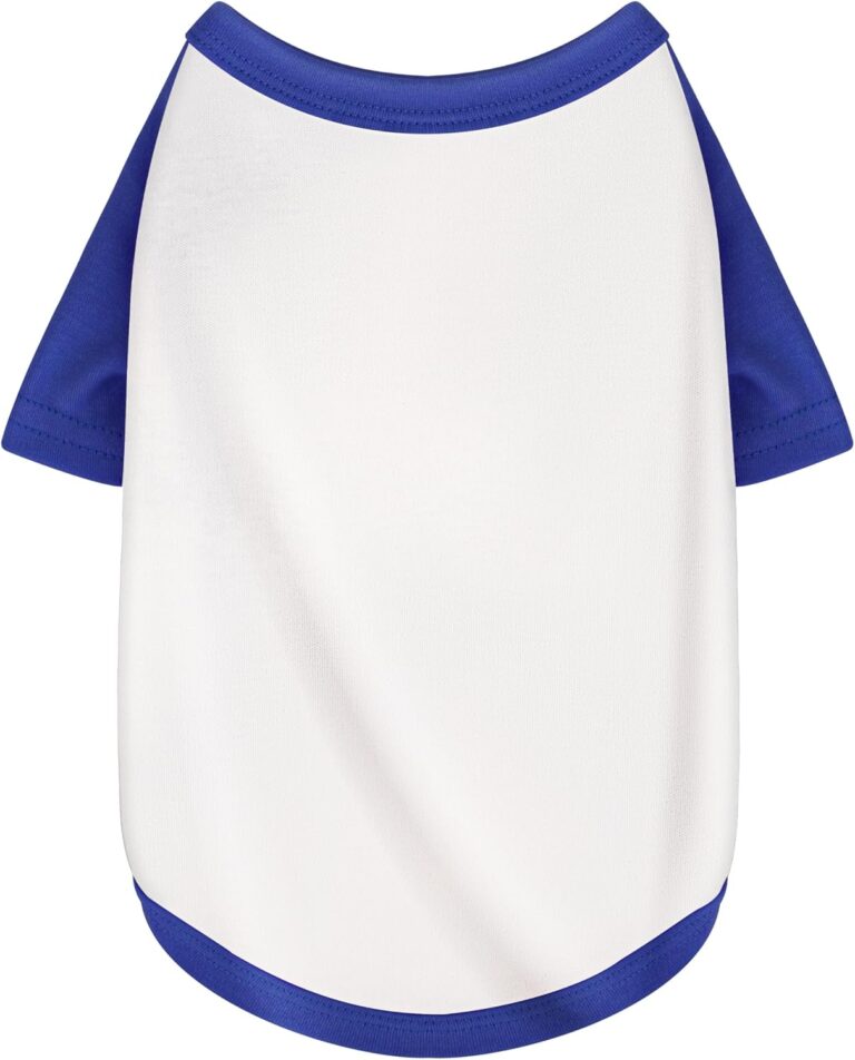 Stylish White Color Block Dog Shirt: Premium Polycotton Blend, Comfortable, Breathable, and Wrinkle-Resistant. Perfect Apparel for Small, Medium, & Large Dogs, a Must-Have for Pet Lovers XS