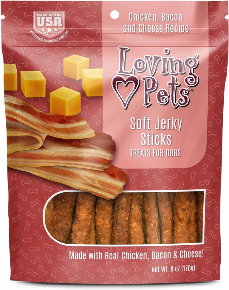 Loving Pets Soft Jerky Dog Treats  Real USA-Sourced Meat Dog Snacks for Training, Puppies & Everyday Reward  Soft, Chewy Dog Treats for Small, Medium & Large Dogs  Wheat & Corn Free