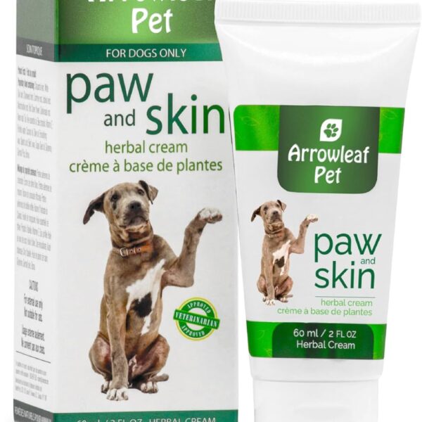 Paw & Skin by NaturPet Inc Soothing Balm for Dogs | All-Natural Wound Care | Bites, Paw Protection, Nose Balm, Hot Spots | 60mL