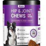 Hip and Joint Supplement Dogs, Glucosamine Chondroitin Joint Supplement for Dogs, Joint Chews for Dog Joint Pain Relief 180 Ct Chicken Flavored Fit All Breed