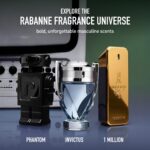 Rabanne 1 Million Eau de Toilette – Long Lasting Designer Fragrance for Men with Mandarin, Cinnamon & Amber – Luxury Men’s Perfume Spray, 3.4 oz