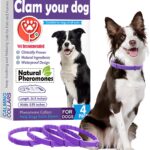 Calming Collars for Dogs - 4 PacksDog Calming Collar Relief for Anxiety, Stress & Separation, Adjustable 25 Inch Size, Anxiety Collar for Dogs, Lasts 60 Days