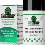 Dog Paw Balm for Dogs & Cats  Elbows, Nose and Paw Protector  Only 8 Vegan Ingredients, All-Weather Protector, Dog Nose Balm (2.6 oz)
