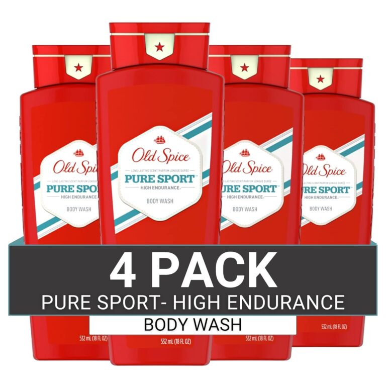 Old Spice High Endurance Body Wash for Men, Pure Sport Scent, 18 FL OZ (532 mL)