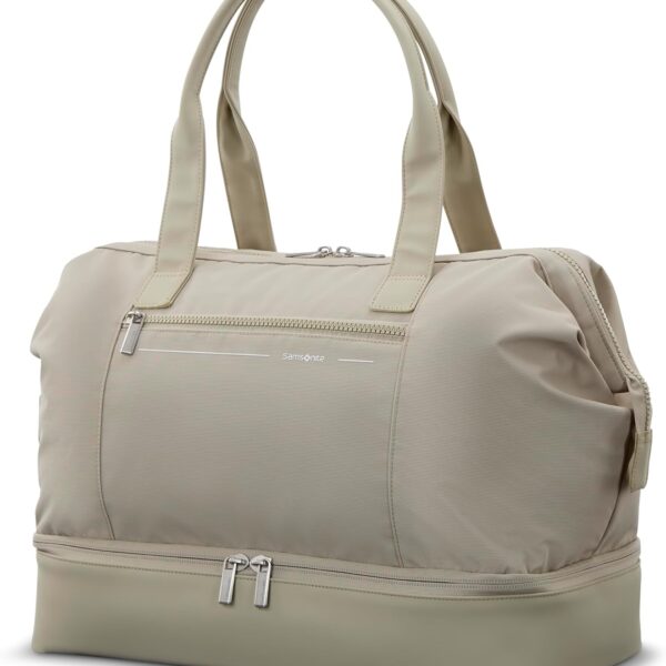 Samsonite Better Than Basics Weekender Duffle  Drop Bottom Travel Bag with 14 Laptop Compartment, SmartSleeve