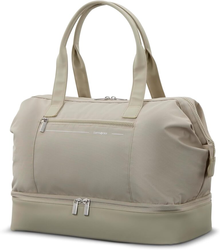 Samsonite Better Than Basics Weekender Duffle  Drop Bottom Travel Bag with 14 Laptop Compartment, SmartSleeve