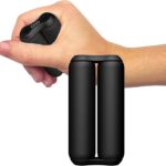 ONO Roller - Handheld Fidget Toy for Adults | Help Relieve Stress, Anxiety, Tension | Promotes Focus, Clarity | Compact, Portable Design (Black, Junior Size - ABS Plastic)