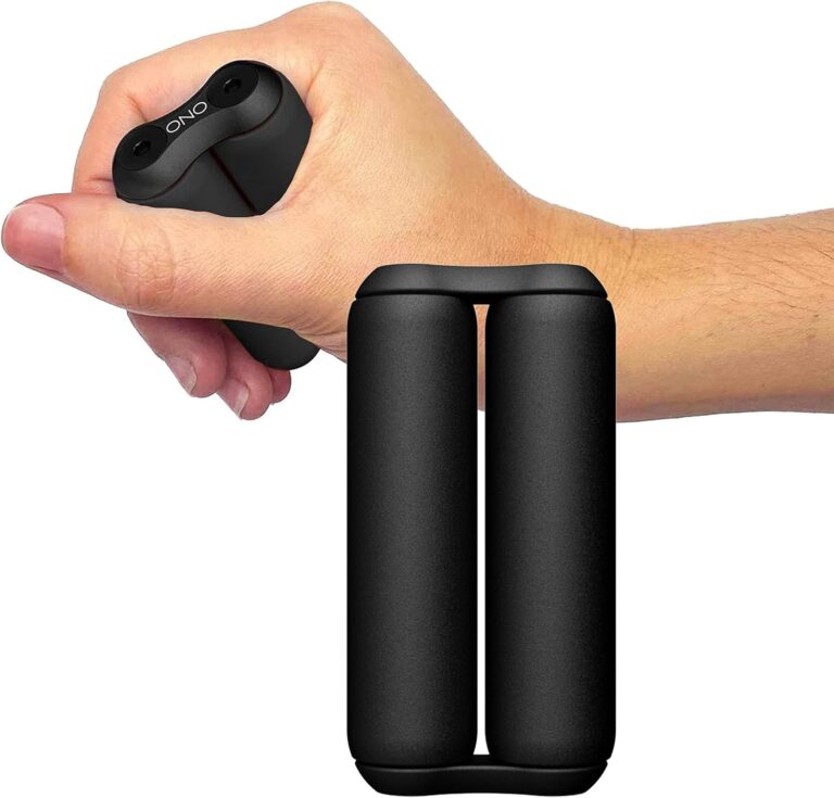 ONO Roller - Handheld Fidget Toy for Adults | Help Relieve Stress, Anxiety, Tension | Promotes Focus, Clarity | Compact, Portable Design (Black, Junior Size - ABS Plastic)