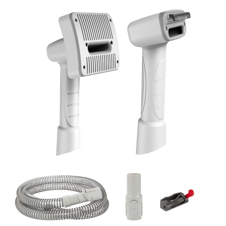 Dog Grooming Vacuum Attachment Kit, Pet Vacuum Brush for Shedding Grooming with Slicker, Dematting Brush for Cat Dog Hair Remover, for Dyson V7 V8 V10 V11 V12 V15