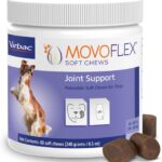 Virbac MOVOFLEX Soft Chews | Hip and Joint Support Supplement for Medium Dogs (60 Count) | Veterinarian Formulated