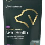 VetriScience Veterinary Strength Liver Health Chews - Canine Liver Care Supplement for Detox Support - Dog Supplement - Supports Immune System - No Fasting Required - 60 Count