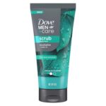 DOVE MEN + CARE Body and Face Scrub Eucalyptus Deeply Exfoliates for Hydrated & Nourished Skin 100% Gentle Cleanser, No Sulfate Cleansers or Parabens 9 oz