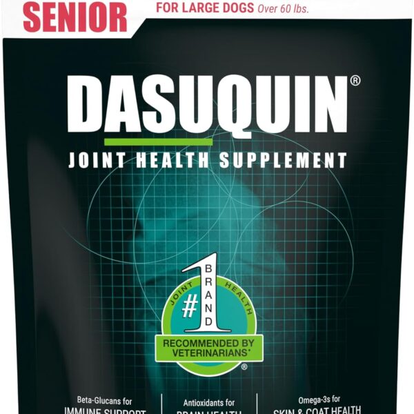 Nutramax Dasuquin Joint Health Supplement for Large Senior Dogs for Immune Support, Skin & Coat Health, and Brain Health, 84 Soft Chews