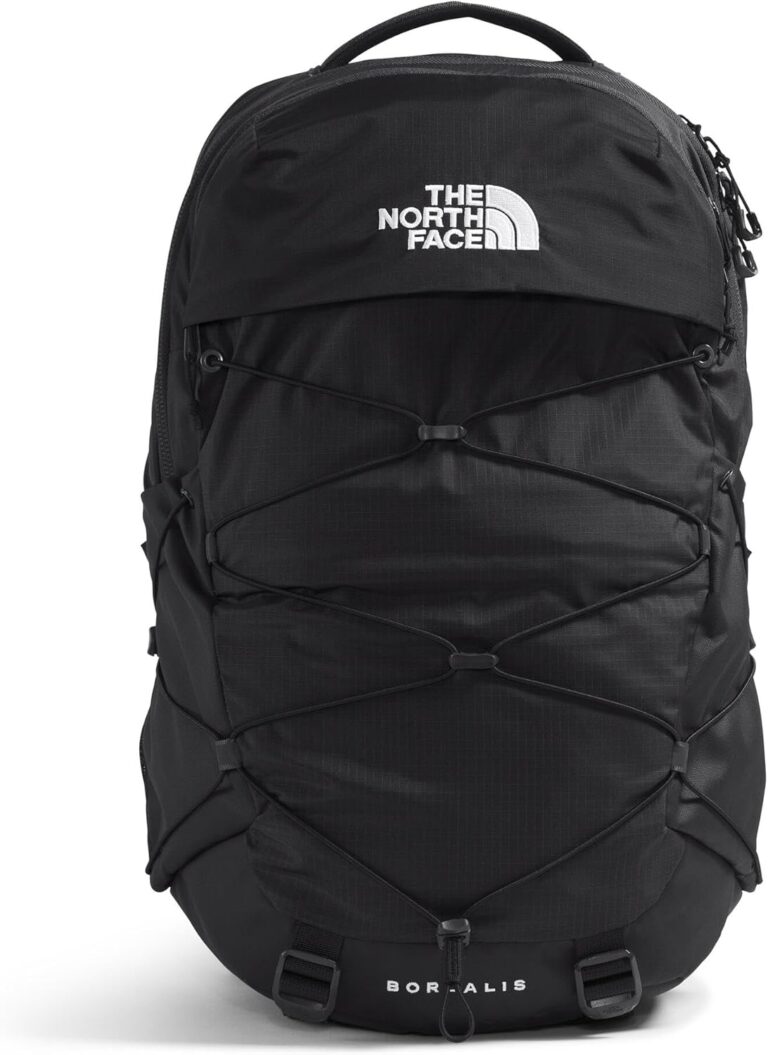 The North Face Borealis Commuter Laptop Backpack - Water Repellent, 16" Laptop Sleeve, Large Main Compartment, TNF Black/TNF Black-NPF, One Size