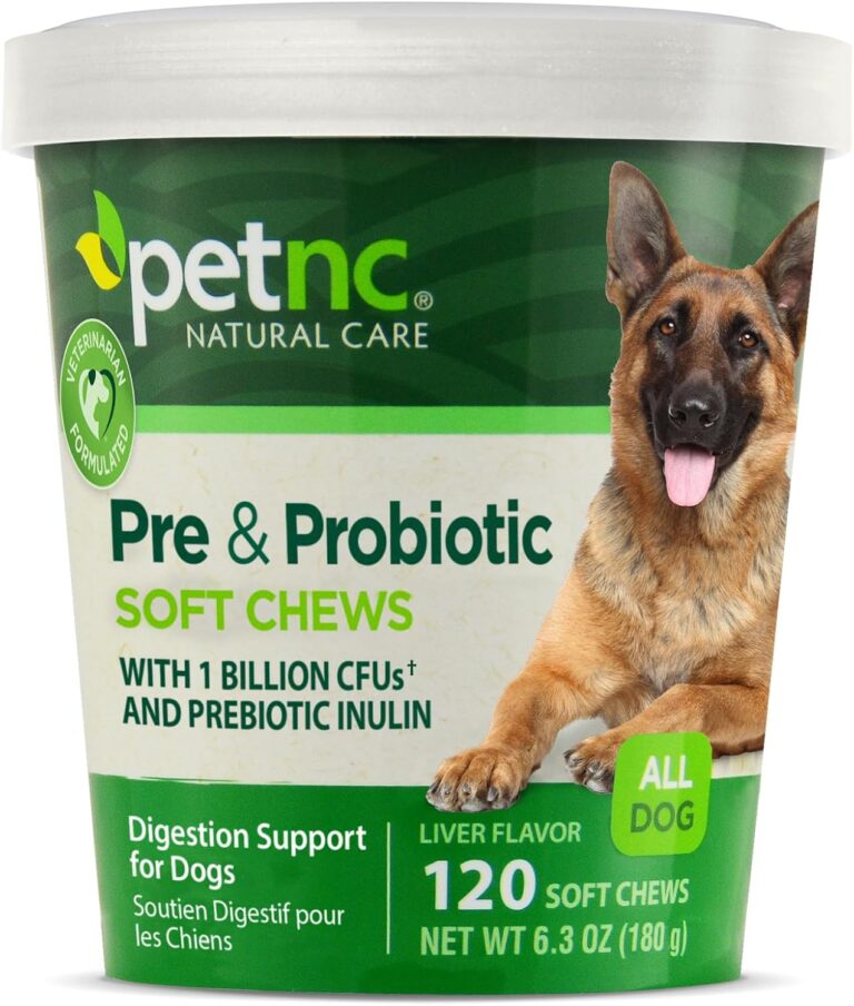 PetNC Natural Care Liver Flavor,Cheese Pre & Probiotic Soft Chews for Dog 120 ct (Pack of 1) (Packaging May Vary)