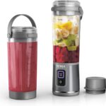 Ninja Blast Portable Blender & Accessories, Cordless, 18oz. Vessel, Personal Blender for Shakes & Smoothies, Leakproof Lid & Sip Spout, USB-C Cord, Dishwasher Safe Parts, BPA Free, Grey, CL155AGY