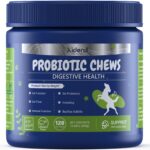 Dog Probiotic Soft Chews  6-Strain Blend for Digestive & Immune Health  Supports Gut Balance, Reduces Gas, Tasty Daily Treat for Dogs-120 Count