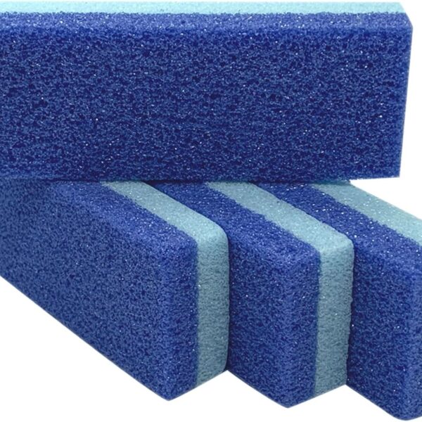 Maryton Foot Pumice Stone for Feet Hard Skin Callus Remover and Scrubber (Pack of 4) (Blue)