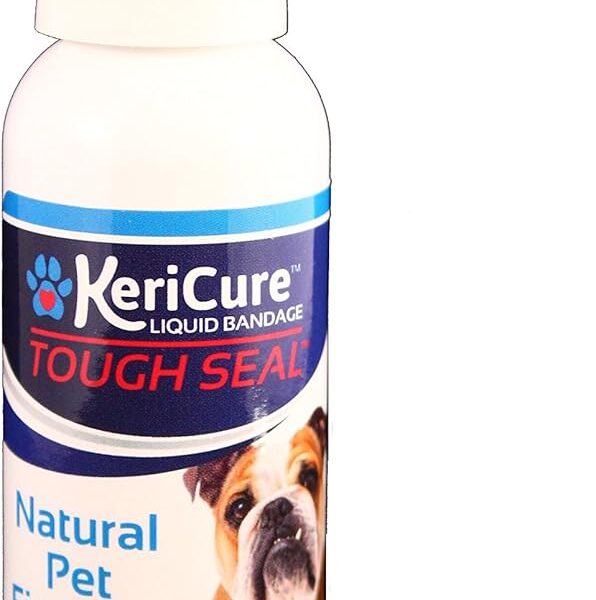 Tough Seal Pet Liquid Bandage Spray for Dogs & Cats - 2oz Calming Wound Care Protection, Protects Cuts and Scratches - Safe if Licked, String-Free Dog Wound Spray
