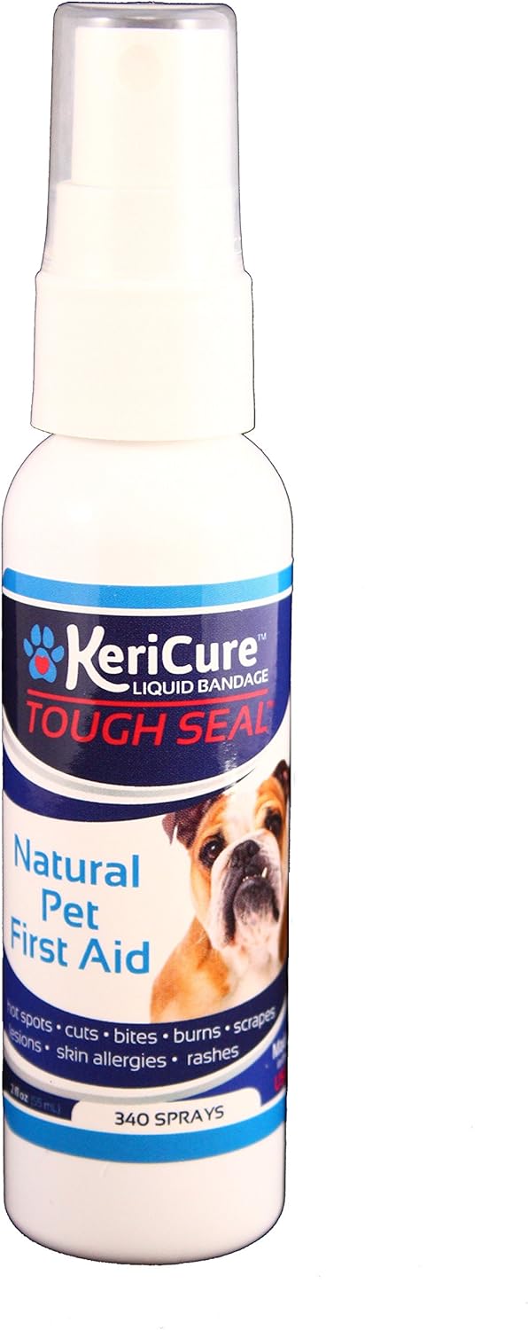 Tough Seal Pet Liquid Bandage Spray for Dogs & Cats - 2oz Calming Wound Care Protection, Protects Cuts and Scratches - Safe if Licked, String-Free Dog Wound Spray Tough Seal Pet Liquid Bandage Spray for Dogs & Cats - 2oz Calming Wound Care Protection, Protects Cuts and Scratches - Safe if Licked, String-Free Dog Wound Spray