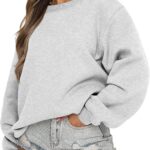 ANRABESS Womens Sweatshirts Crewneck Fleece Oversized Pullover Sweater Spring Winter Cute Tops Teen Girls Preppy Clothes 2026