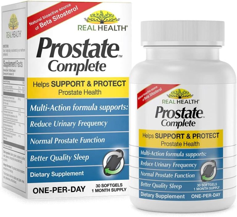 Real Health Prostate Complete - Prostate Supplements for Men, Prostate Health, Prostate Relief, Saw Palmetto for Men, One-per-Day Prostate Formula - 30 Count