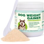 Dog Weight Gainer, Senior Dog Weight Gain Supplement, High Calorie Protein Powder for Dogs - Support Muscle Growth & Enhance Immune Function and Rapid Recovery, Chicken Liver Flavor (4 OZ)