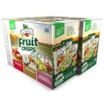 Brothers All Natural Freeze Dried Fruit Crisps, Variety Pack, 24 Single Serve Bags, Fuji Apple, Asian Pear, Banana Strawberry, Made with 100% Fruit, Gluten Free, Soy Free, Vegan, Healthy Snack