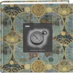 Pioneer Photo Albums DA-200MAP/G 200-Pocket Photo Album with Printed Travel Design Cover, Globes 4 x 6 Inch