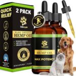 Billion Pets - Hemp Oil for Dogs and Cats - Helps with Anxiety, Pain, Stress, Sleep, Arthritis, Seizures Relief - Hip and Joint Support - Calming Drops