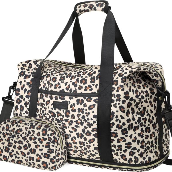 Expandable Travel Duffle Bags Weekender Overnight Bags for Women Men Hospital Bag for Women Labor Delivery with Toiletry Bag Waterproof