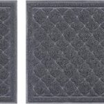 unipaws Cat Litter Trapping Mat, Litter Box Scatter Control Pad, Litter Free Floors and Urine Waterproof, Gentle on Paws, No Phthalate