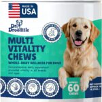 Senior Dog Supplement - Glucosamine, MSM, Turmeric, Salmon Oil, Probiotics & Ashwagandha - Supports Cognitive, Hip & Joint, Digestive, Immune & Heart Health - Dog Dementia Supplement.