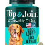 Natureflow Hip and Joint Supplement for Dogs, Arthritis Dog Joint Supplement with Green-Lipped Mussel, Glucosamine, MSM & Chondroitin, Zero Sugar Chewable Pills, Made in USA, Large Medium Small Breeds