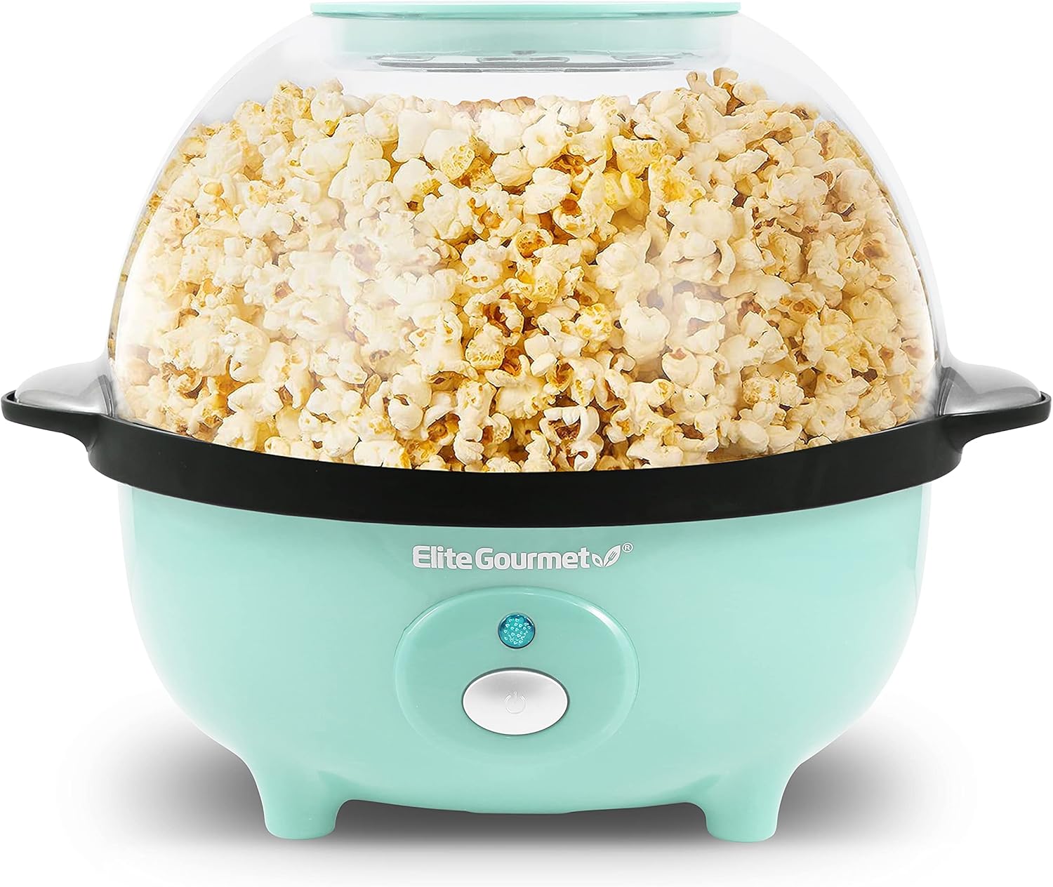 Elite Gourmet EPM330M Automatic Stirring 12-cup Popcorn Maker Popper, Hot Oil Popcorn Machine w/Measuring Cap & Built-in Reversible Serving Bowl, Great for Home Party Kids, Safety ETL Approved, Mint Elite Gourmet EPM330M Automatic Stirring 12-cup Popcorn Maker Popper, Hot Oil Popcorn Machine w/Measuring Cap & Built-in Reversible Serving Bowl, Great for Home Party Kids, Safety ETL Approved, Mint