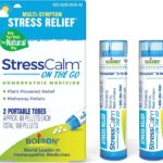Boiron StressCalm On The Go for Relief of Stress, Anxiousness, Nervousness, Irritability, and Fatigue - 2 Count (160 Pellets)