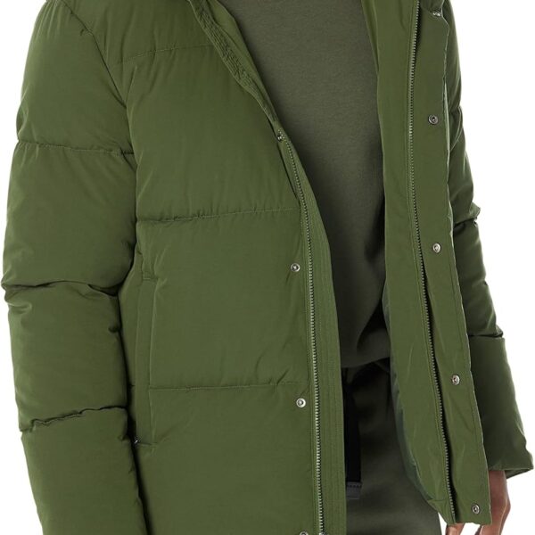 Amazon Essentials Mens Mid-Length Hooded Puffer Coat (Available in Big & Tall)