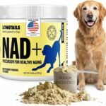 NAD+ Precursor Senior Dog Supplements & Vitamins Powder  Cognitive, Heart & Muscle Support  Senior Dog Multivitamin Powder Alternative with NR, Collagen, Bone Broth & Beef Liver