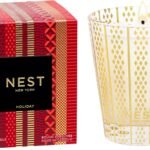 NEST New York Scented Classic Christmas Candle, Holiday - 8.1 oz - Up to 60-Hour Burn Time - Reusable Glass Vessel