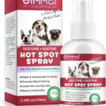 Hot Spot Spray for Dogs, Itch Relief Spray & Hot Spot Treatment for Dogs Supports Skin Allergies, Skin Infections & Irritations Relief, Pet Health Supplies Spray Safe for Use, 100ml / 3.38 fl oz