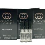 Gucci Guilty Sample Perfume MEN Guilty Guilty PARFUM Spray Pour Homme Size 1.5 ML / 0.05 (set of 3)