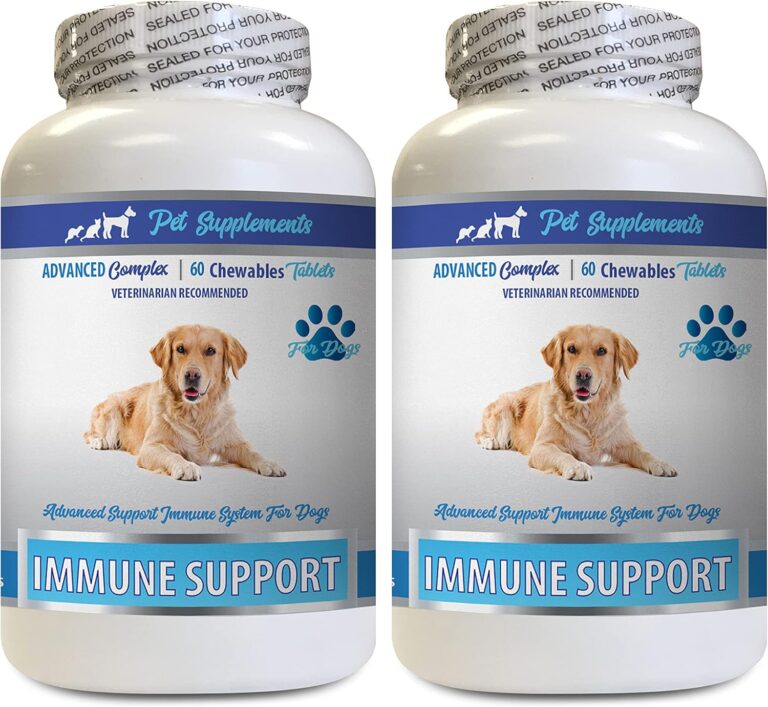 Immune Support Vitamins - Dogs Immune Support - Burdock Root Extract Organic - Burdock Root for Dogs - Immune Dog Pills, Immune Support for Dogs probiotic, Immune Support Supplement 2 Bot (120 Chews