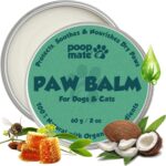 Dog Paw Balm & Nose Balm  Natural, Lick-Safe Paw Care for Dogs  Moisturizing Snout Cream with Coconut Oil, Shea Butter & Vitamin E  Protects Cracked Pads & Dry Noses  2 oz