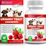 Cranberry for Dogs, 180P Cranberry Urinary Tablets for Dogs - Supports Bladder Infection, Urinary Tract, Bladder Stone & Dog UTI, Pet Supplement Treats for Dogs, Chicken Flavor - 180P Chewable Tablets