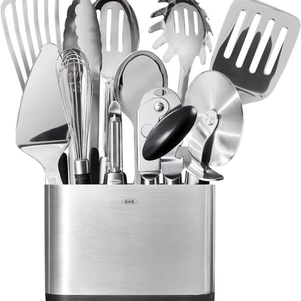 OXO Steel Piece Utensil Set, 15 PC, Stainless Steel