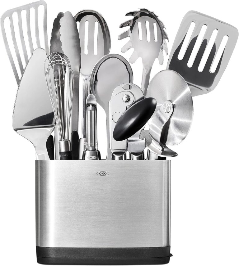 OXO Steel Piece Utensil Set, 15 PC, Stainless Steel